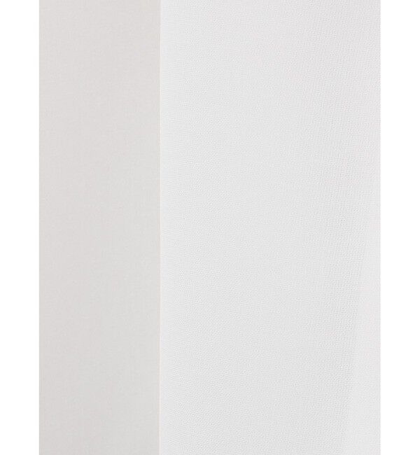 MIDIUMISOLID「MIDIUMISOLID for Ladies フレアスリーブシアーシャツ」|シャツ・ブラウス|