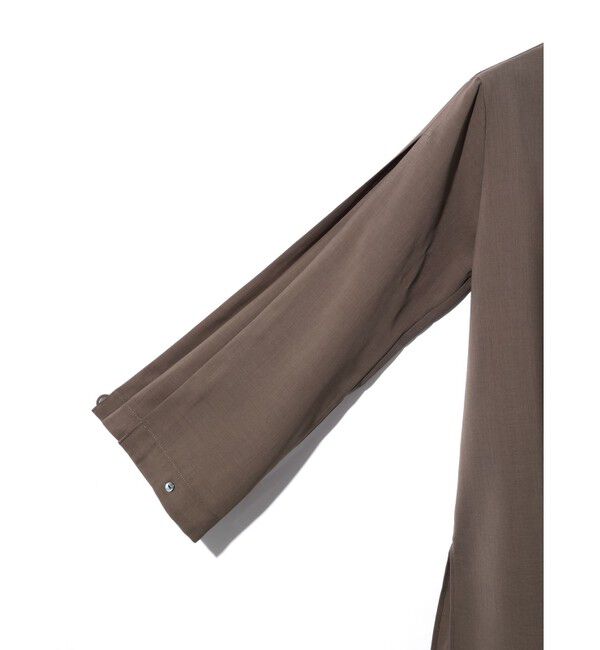 MIDIUMISOLID「MIDIUMISOLID for Ladies フレアスリーブシアーシャツ」|シャツ・ブラウス|