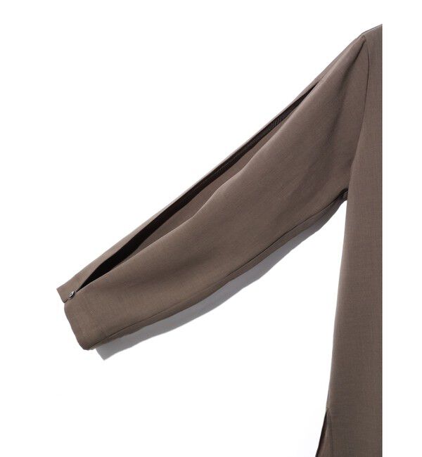 MIDIUMISOLID「MIDIUMISOLID for Ladies フレアスリーブシアーシャツ」|シャツ・ブラウス|