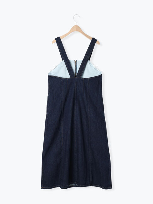 Samansa Mos2「【Sサイズ WEB限定】デニムジップジャンスカ」|ワンピース|