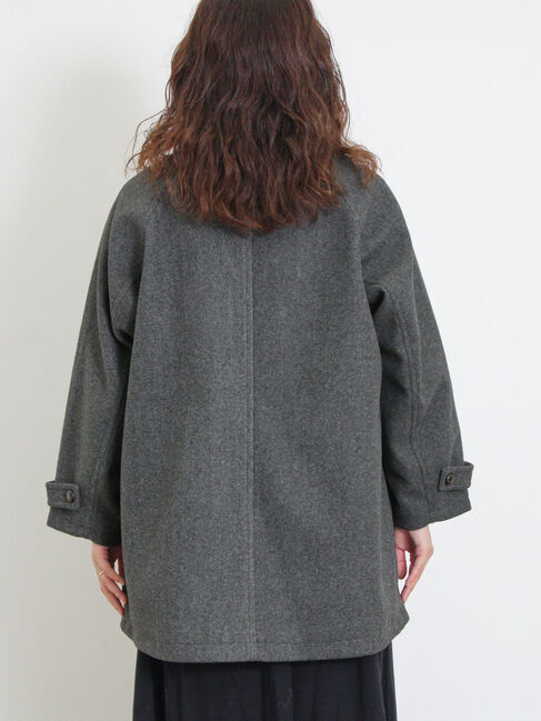 Samansa Mos2「ウーリーライクミドル丈クルーネックコート」|その他|