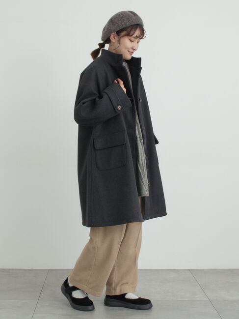 Samansa Mos2「【帯電防止裏地】ツータックストレートパンツ《M/Lサイズ》」|その他|