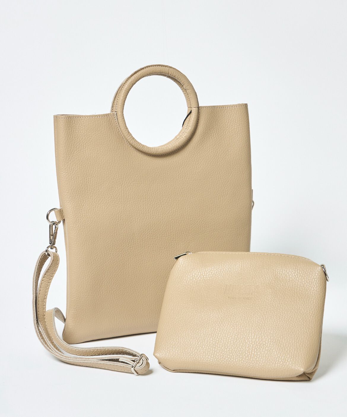 FAVORITE SUKINAMONO「サークルハンドルバッグ《MILLELA FIRENZE》」|ハンドバッグ|ベージュ2