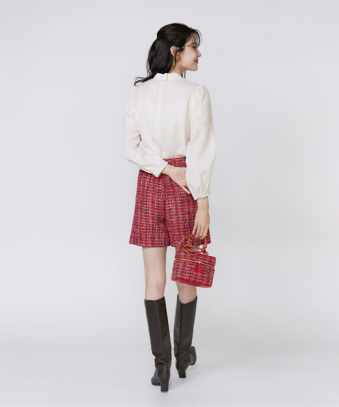 Maglie le cassetto「《M Maglie le cassetto》シアーレースブラウス」|シャツ・ブラウス|