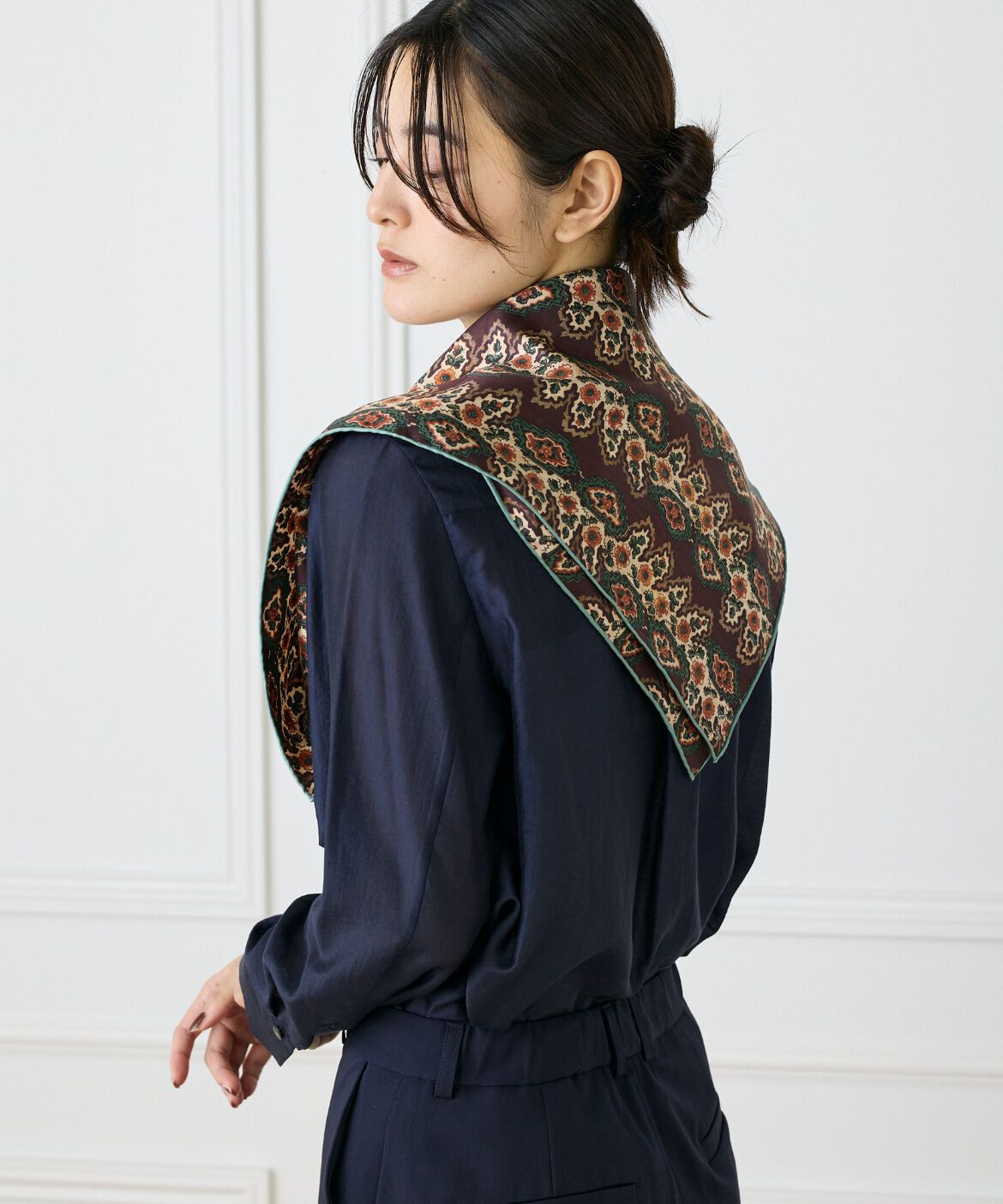 FAVORITE SUKINAMONO「Small Classical Dara Scarf スカーフ《Tapis Noir》」|ストール|