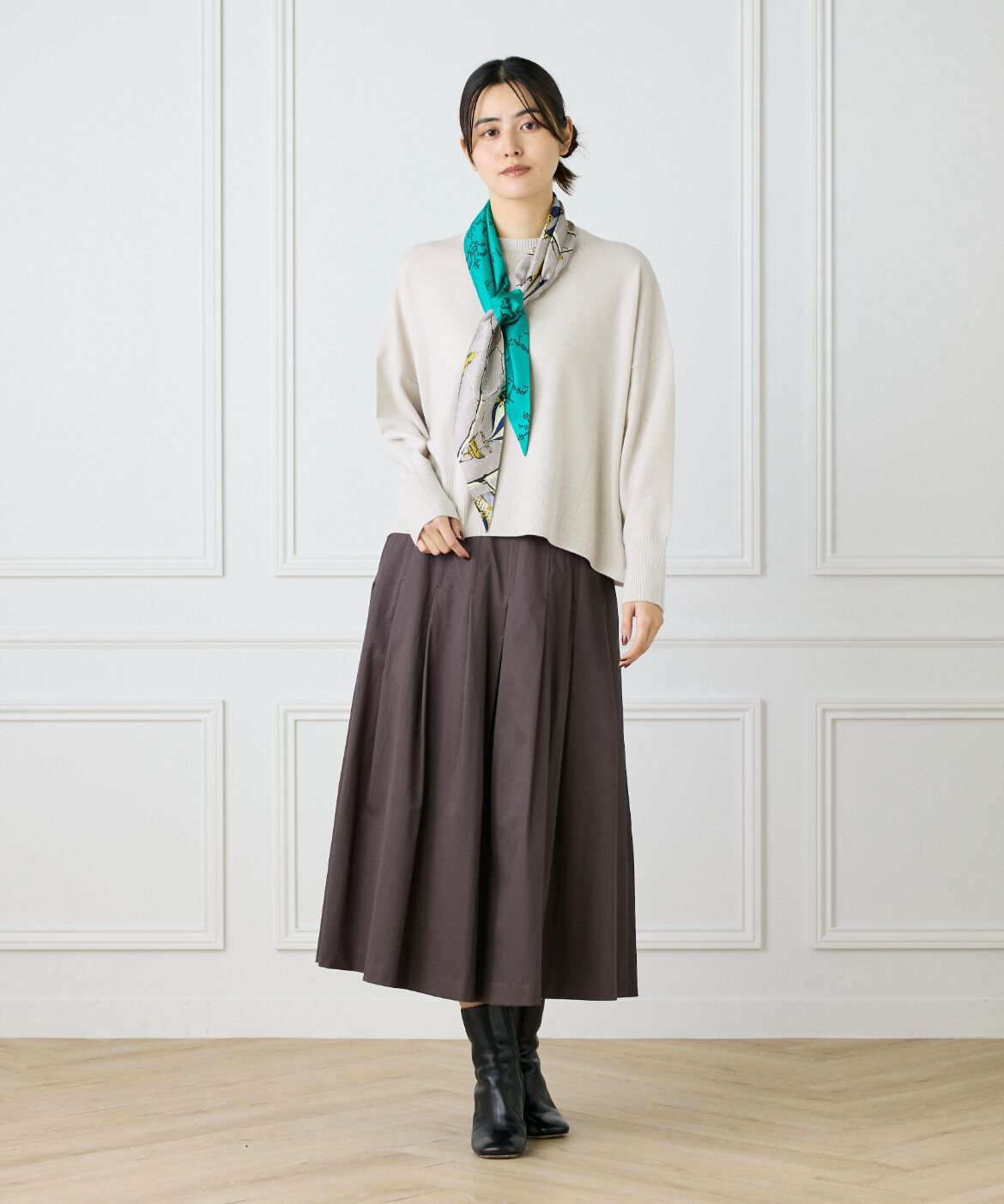 FAVORITE SUKINAMONO「ダイヤ型スカーフ　クロスステッチバンダナ《manipuri》」|ストール|