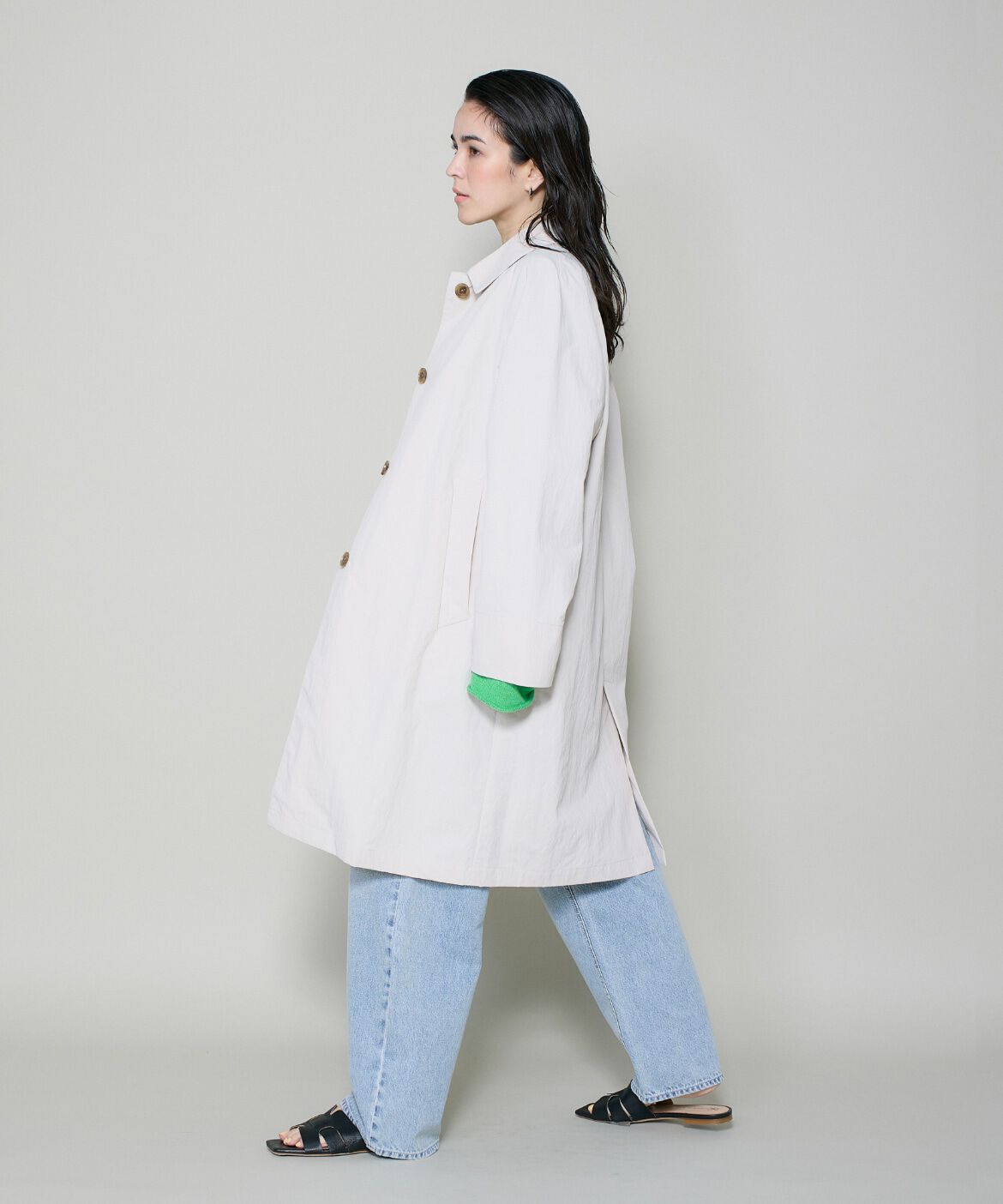 DAY by DAY it&rsquo;s international「ナイロンステンカラーコート」|ステンカラーコート|