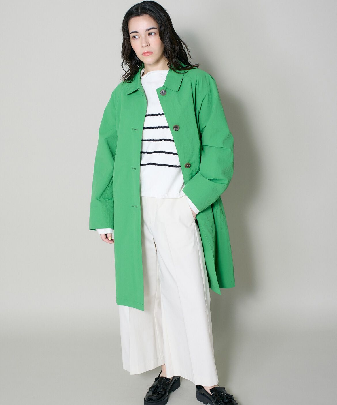 DAY by DAY it&rsquo;s international「ナイロンステンカラーコート」|ステンカラーコート|