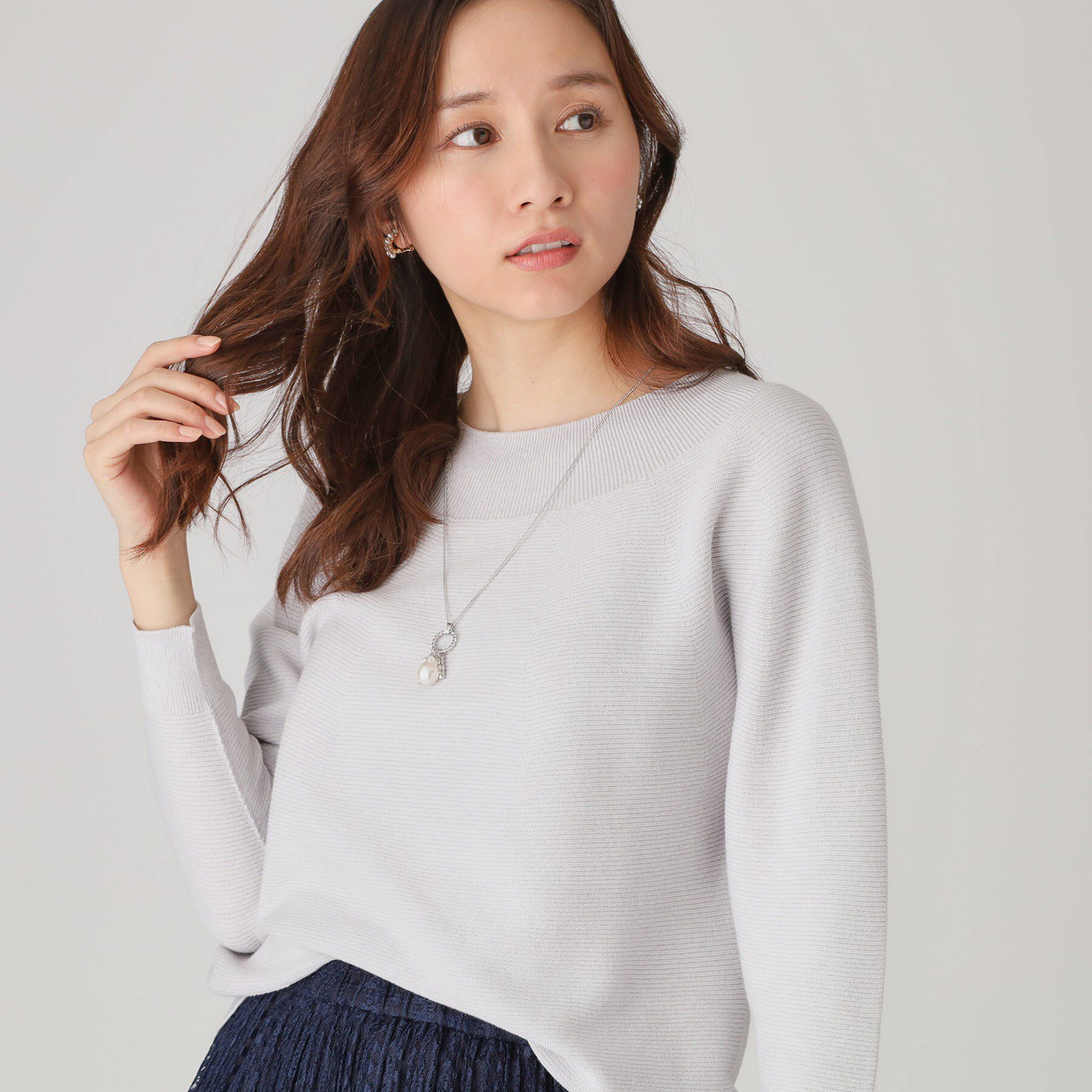 COUP DE CHANCE「【洗える／日本製】無縫製ニットトップス」|ニット・セーター|