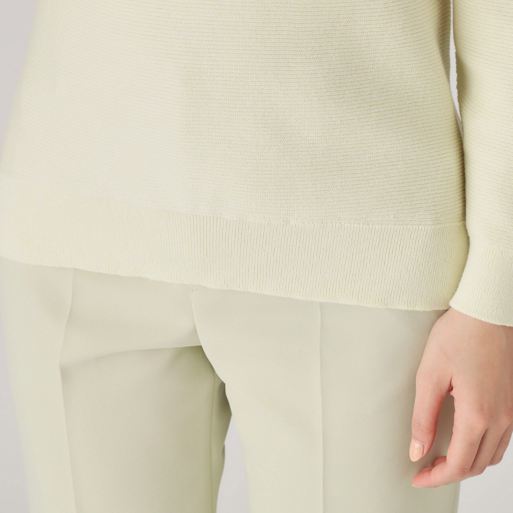 COUP DE CHANCE「【洗える／日本製】無縫製ニットトップス」|ニット・セーター|