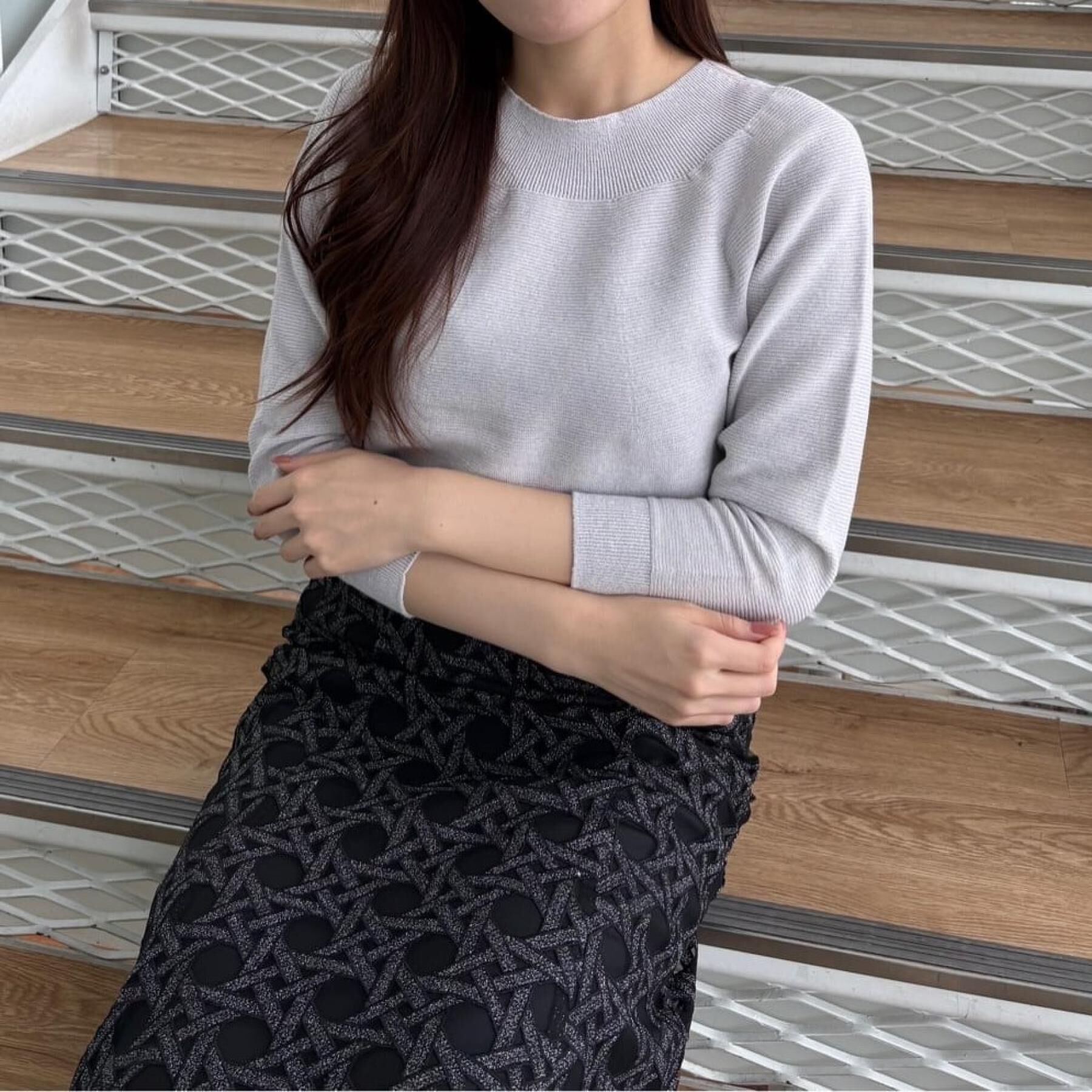 COUP DE CHANCE「【洗える／日本製】無縫製ニットトップス」|ニット・セーター|