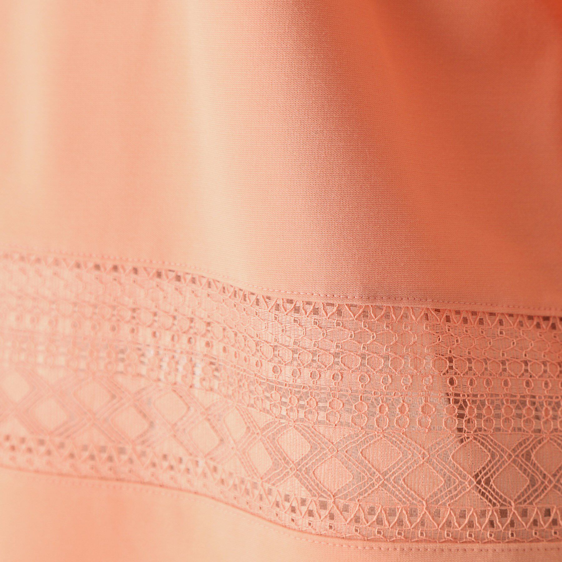 COUP DE CHANCE「【洗える／日本製】レース使いジャージトップス」|Tシャツ・カットソー|