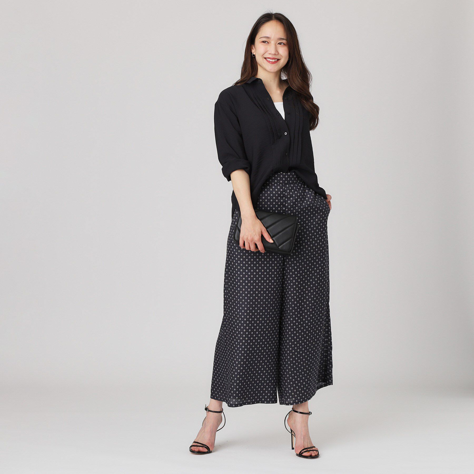 COUP DE CHANCE「【手洗い可】タックデザインブラウス」|シャツ・ブラウス|