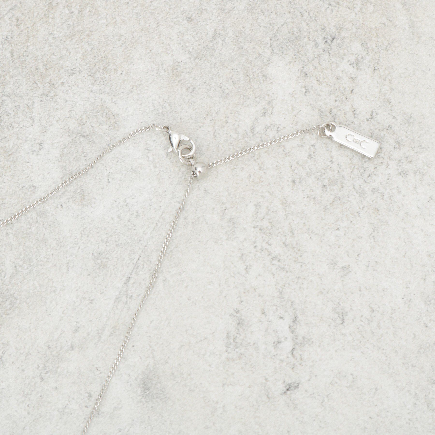 COUP DE CHANCE「Wバーショートスライド／長さ調整可能」|ネックレス|