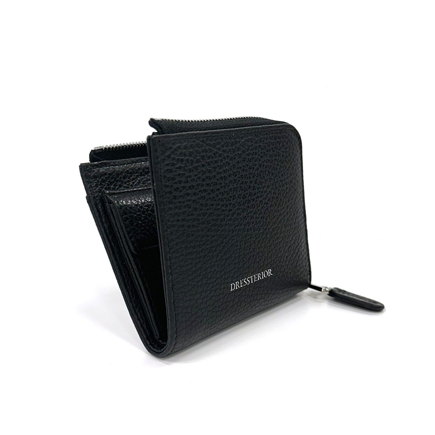 DRESSTERIOR「イタリアレザー ハーフジップウォレット」|財布|
