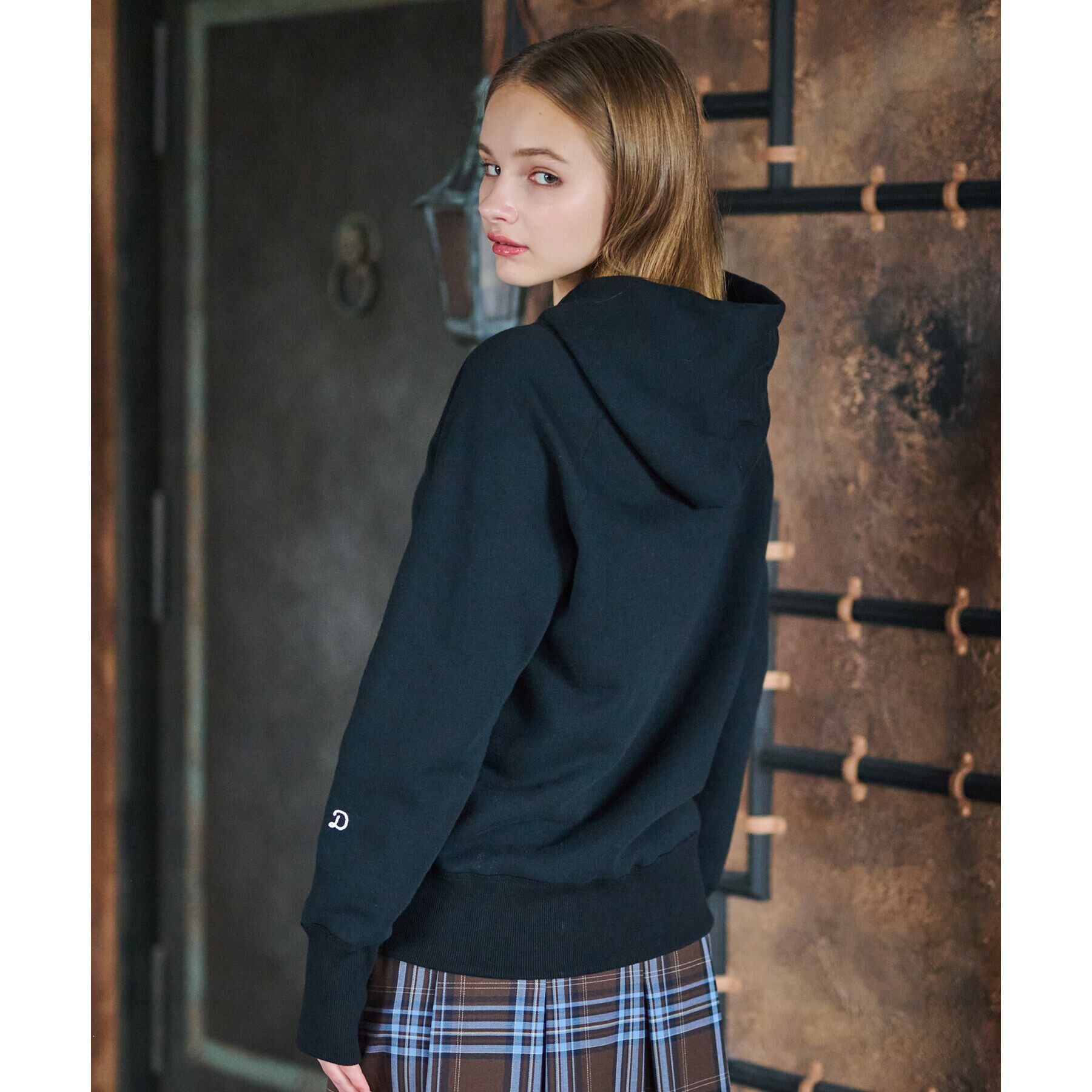 DRESSTERIOR「ソフトバックフリースジップアップ」|パーカー|