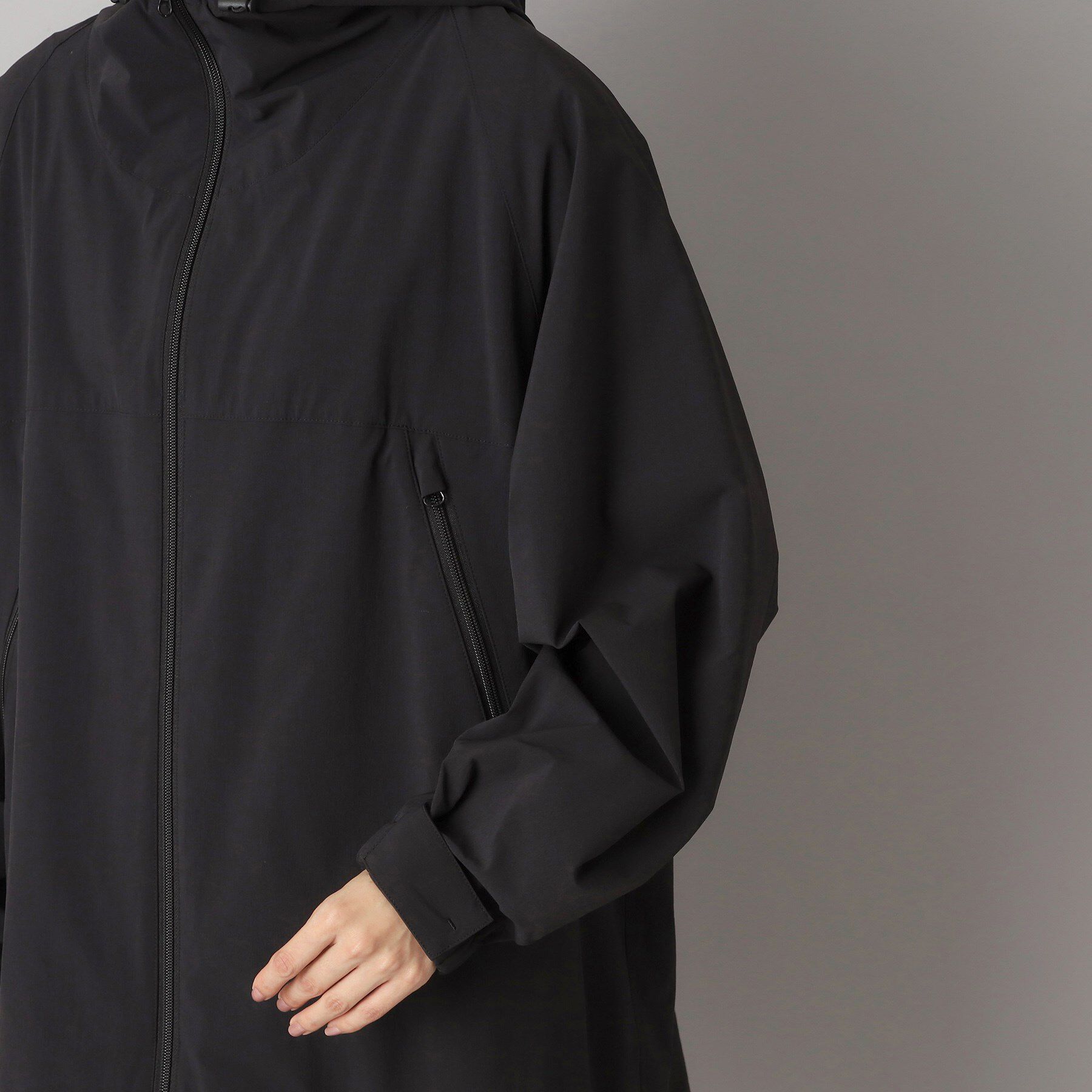 DRESSTERIOR「【洗える】撥水ストレッチアノラックパーカ」|ブルゾン・スタジャン|