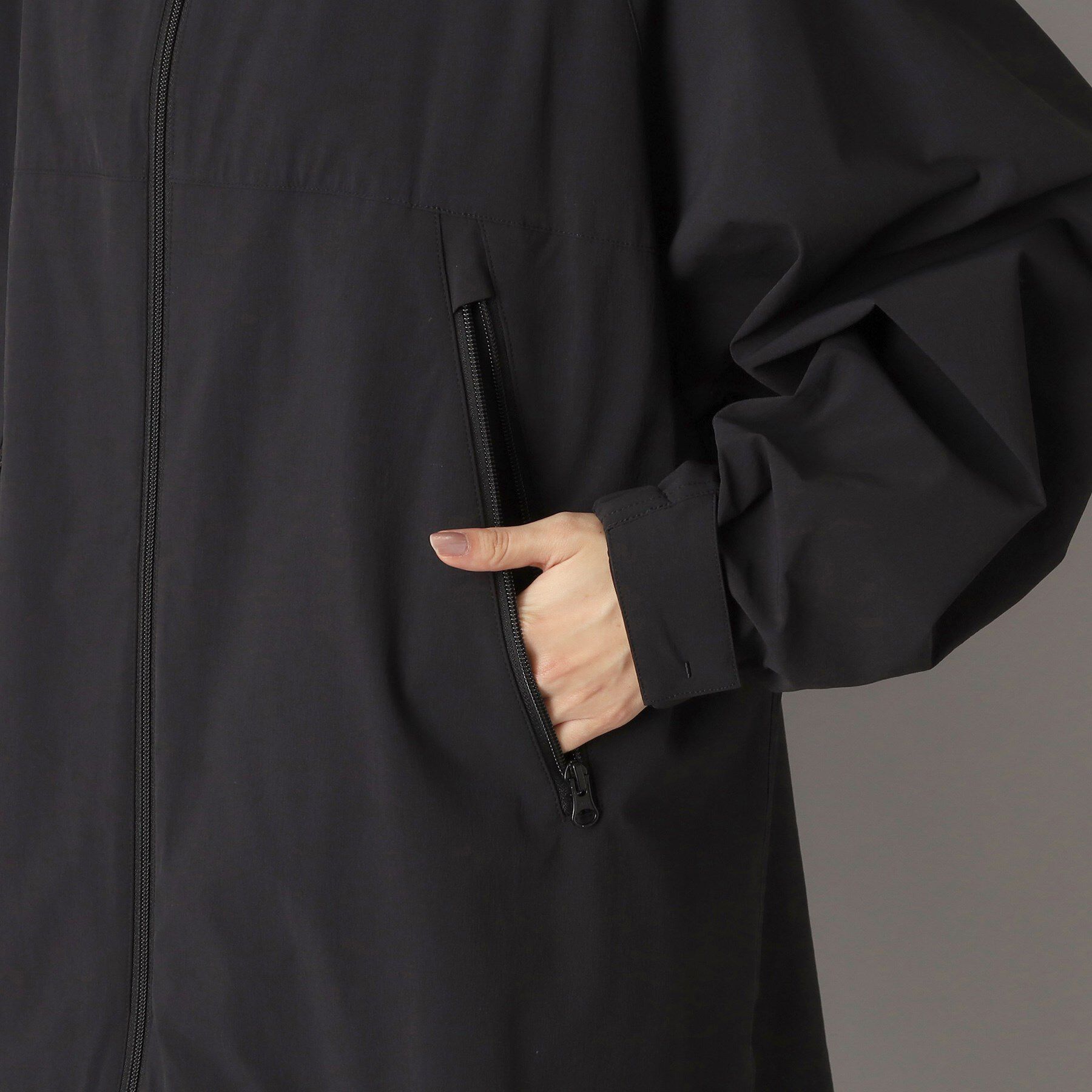 DRESSTERIOR「【洗える】撥水ストレッチアノラックパーカ」|ブルゾン・スタジャン|