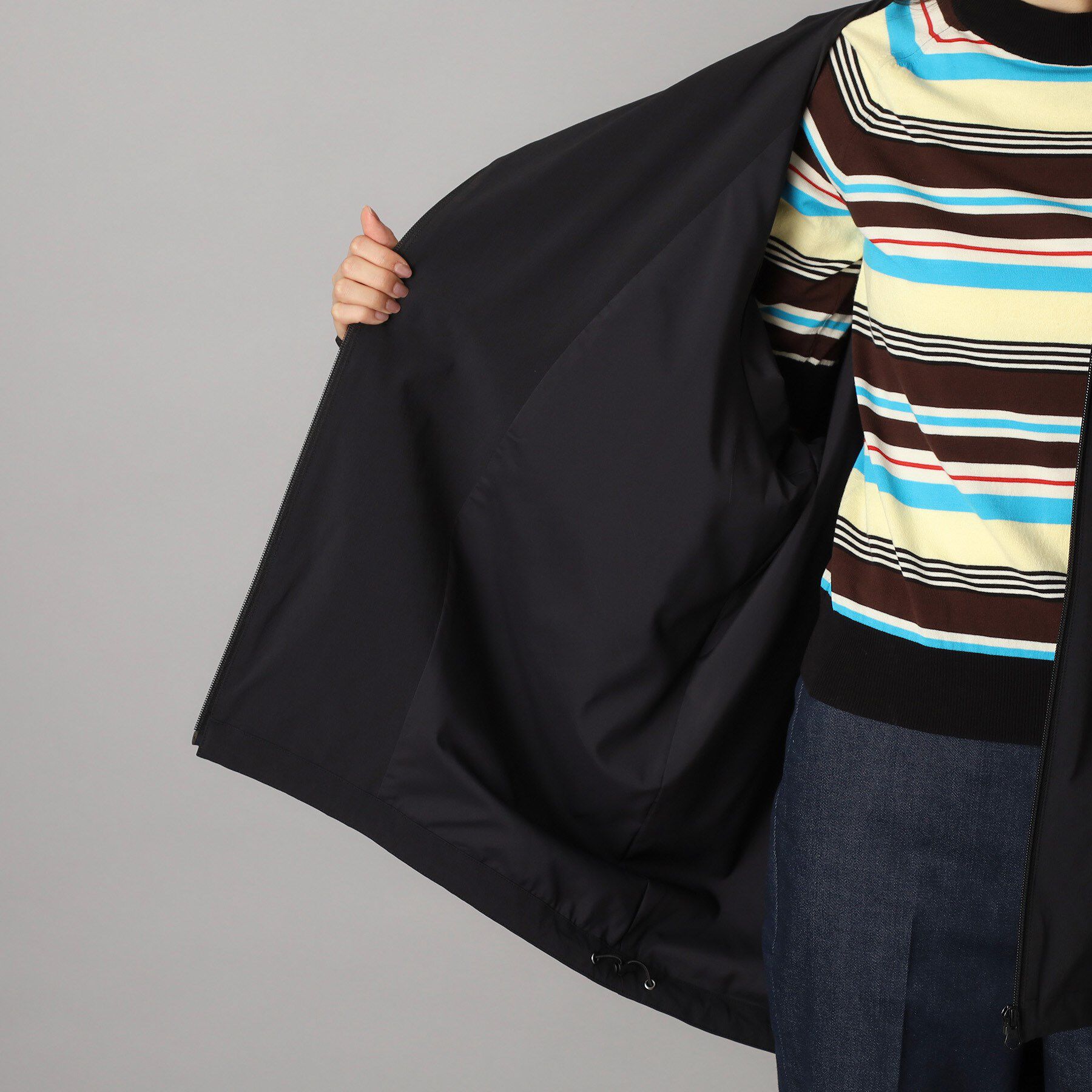 DRESSTERIOR「【洗える】撥水ストレッチアノラックパーカ」|ブルゾン・スタジャン|