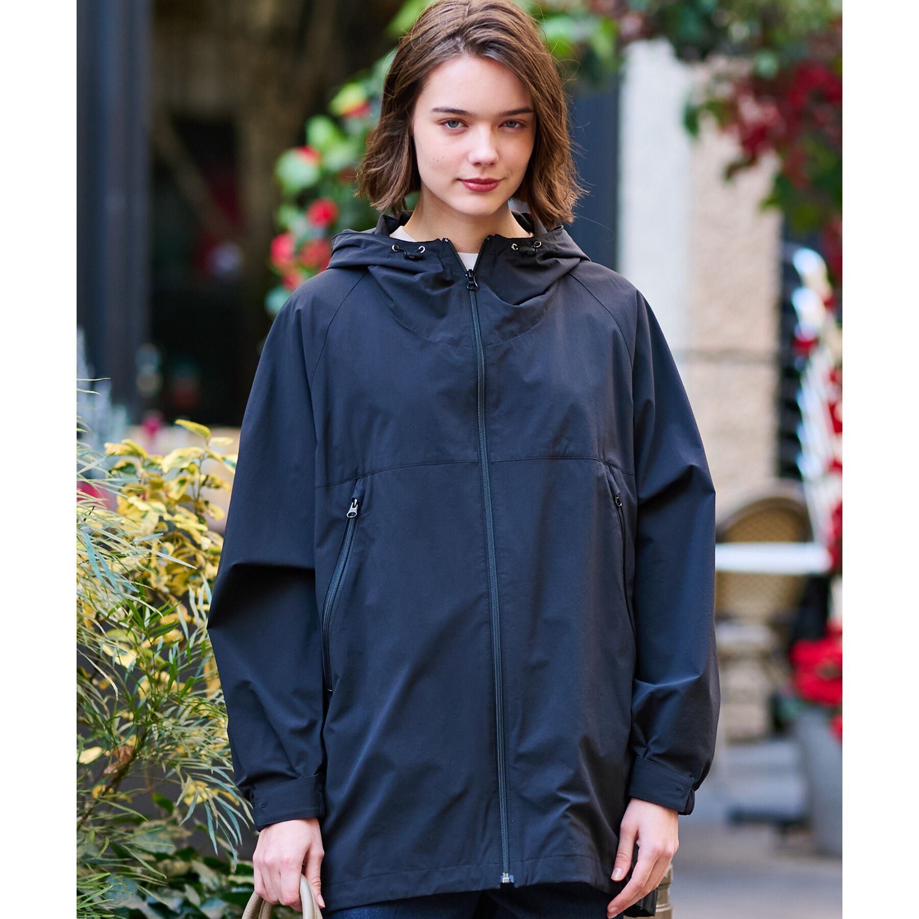 DRESSTERIOR「【洗える】撥水ストレッチアノラックパーカ」|ブルゾン・スタジャン|