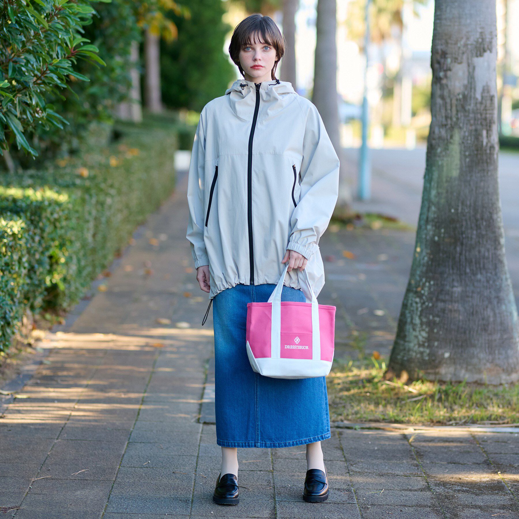 DRESSTERIOR「【洗える】撥水ストレッチアノラックパーカ」|ブルゾン・スタジャン|