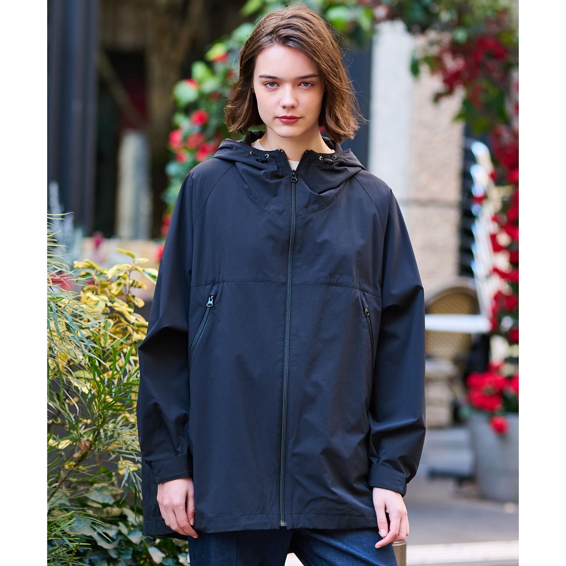 DRESSTERIOR「【洗える】撥水ストレッチアノラックパーカ」|ブルゾン・スタジャン|