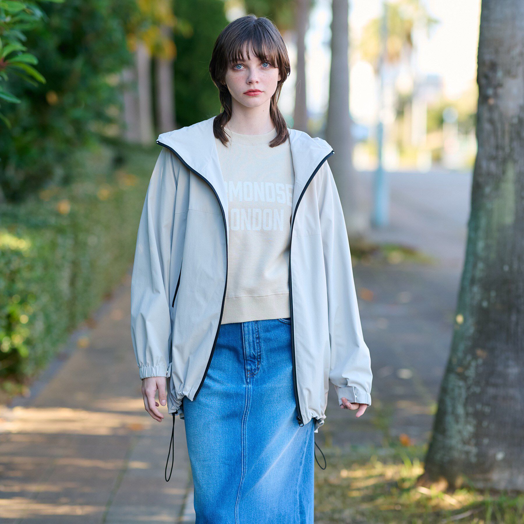 DRESSTERIOR「【洗える】撥水ストレッチアノラックパーカ」|ブルゾン・スタジャン|