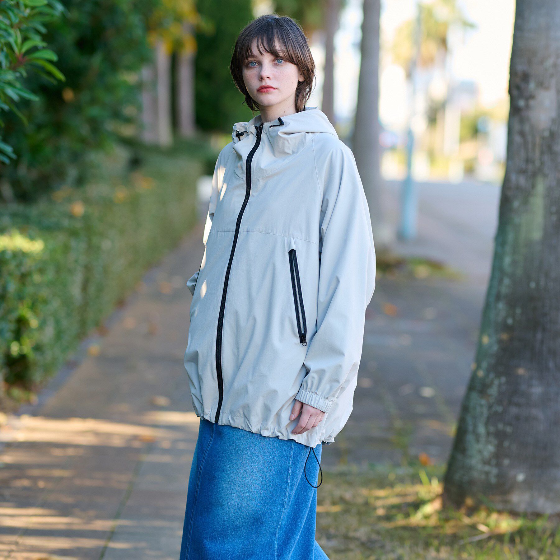 DRESSTERIOR「【洗える】撥水ストレッチアノラックパーカ」|ブルゾン・スタジャン|