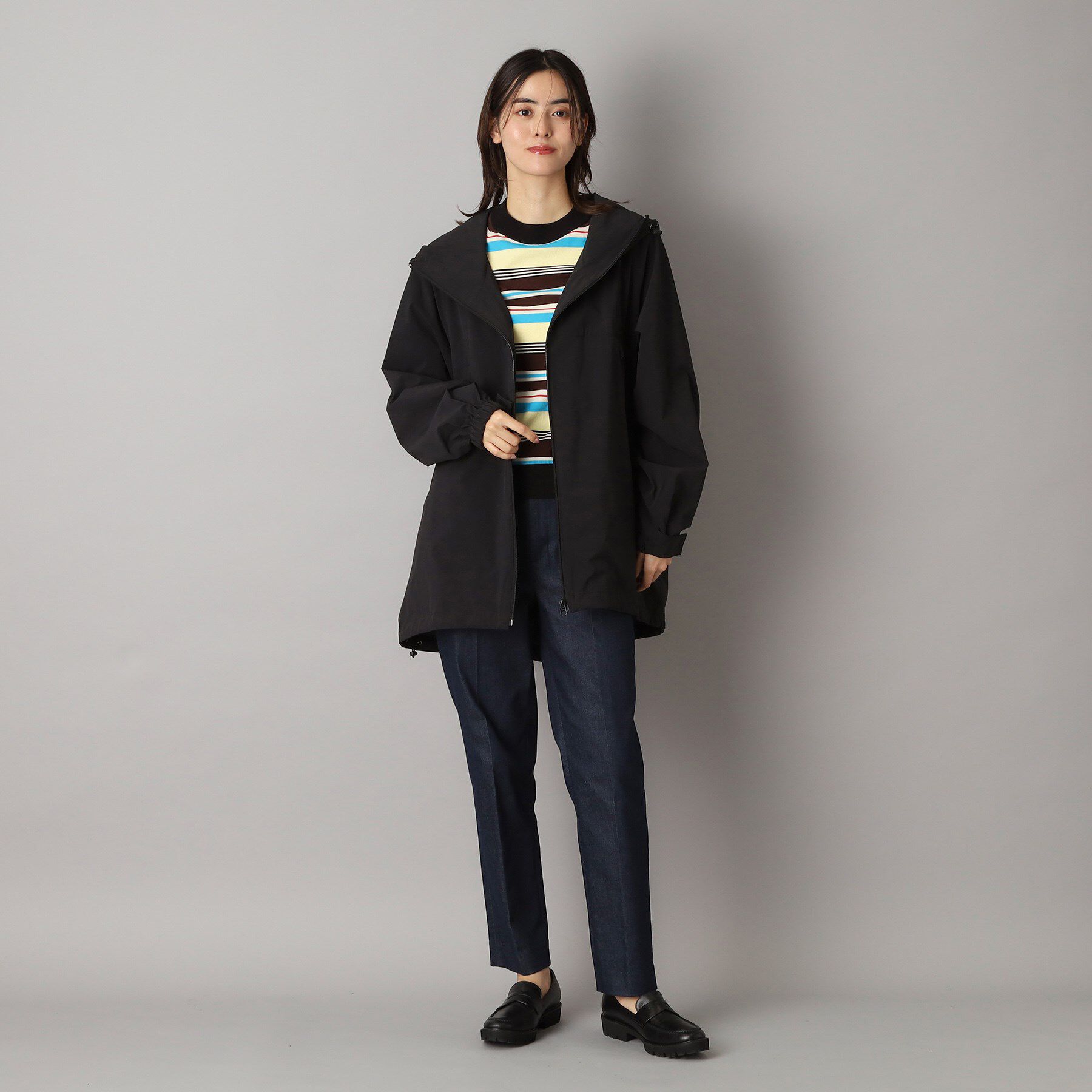 DRESSTERIOR「【洗える】撥水ストレッチアノラックパーカ」|ブルゾン・スタジャン|