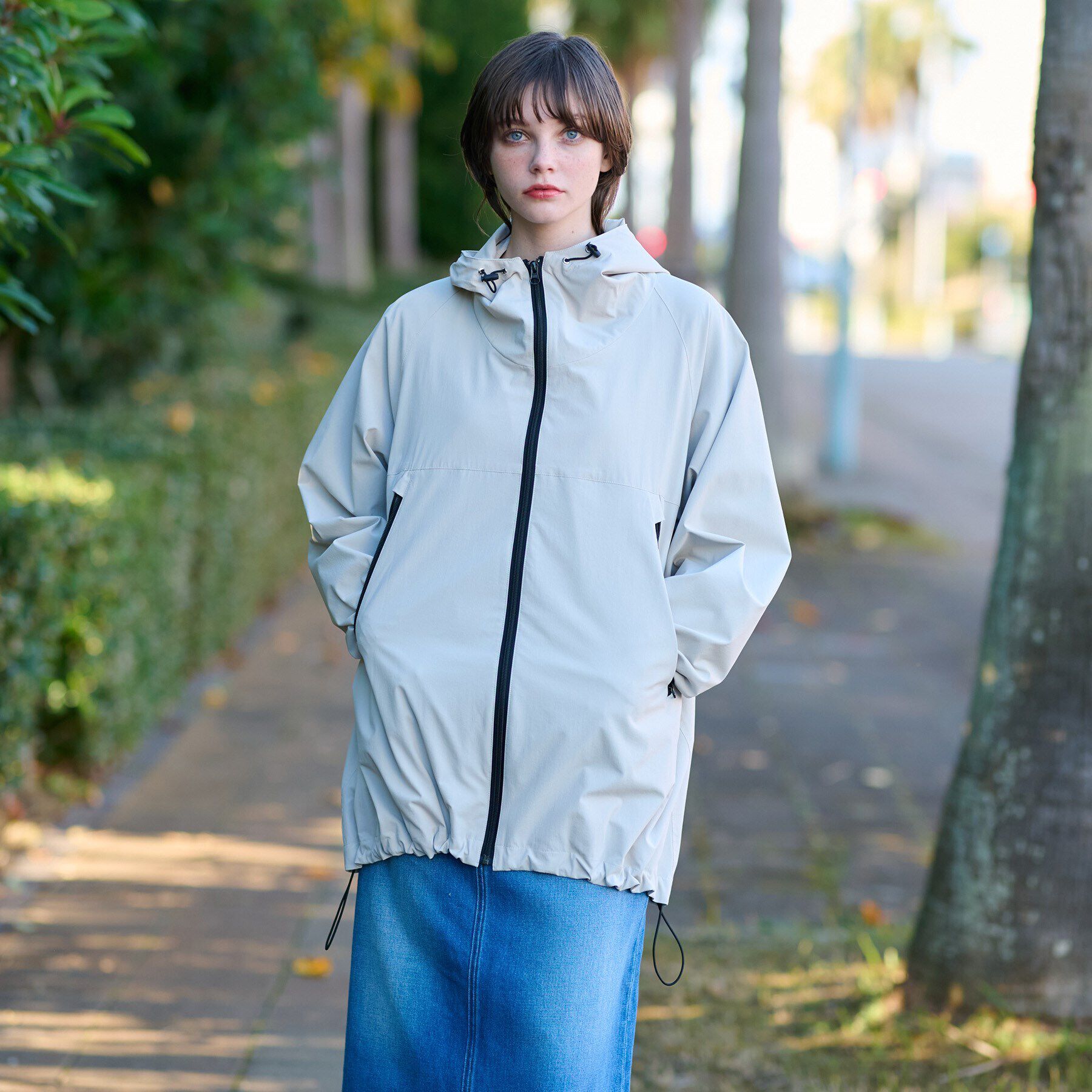 DRESSTERIOR「【洗える】撥水ストレッチアノラックパーカ」|ブルゾン・スタジャン|