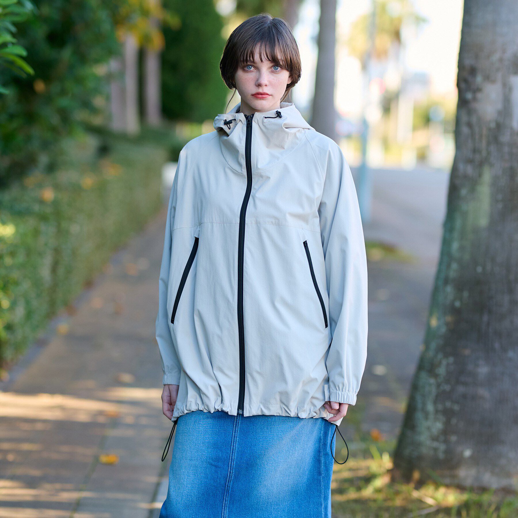 DRESSTERIOR「【洗える】撥水ストレッチアノラックパーカ」|ブルゾン・スタジャン|