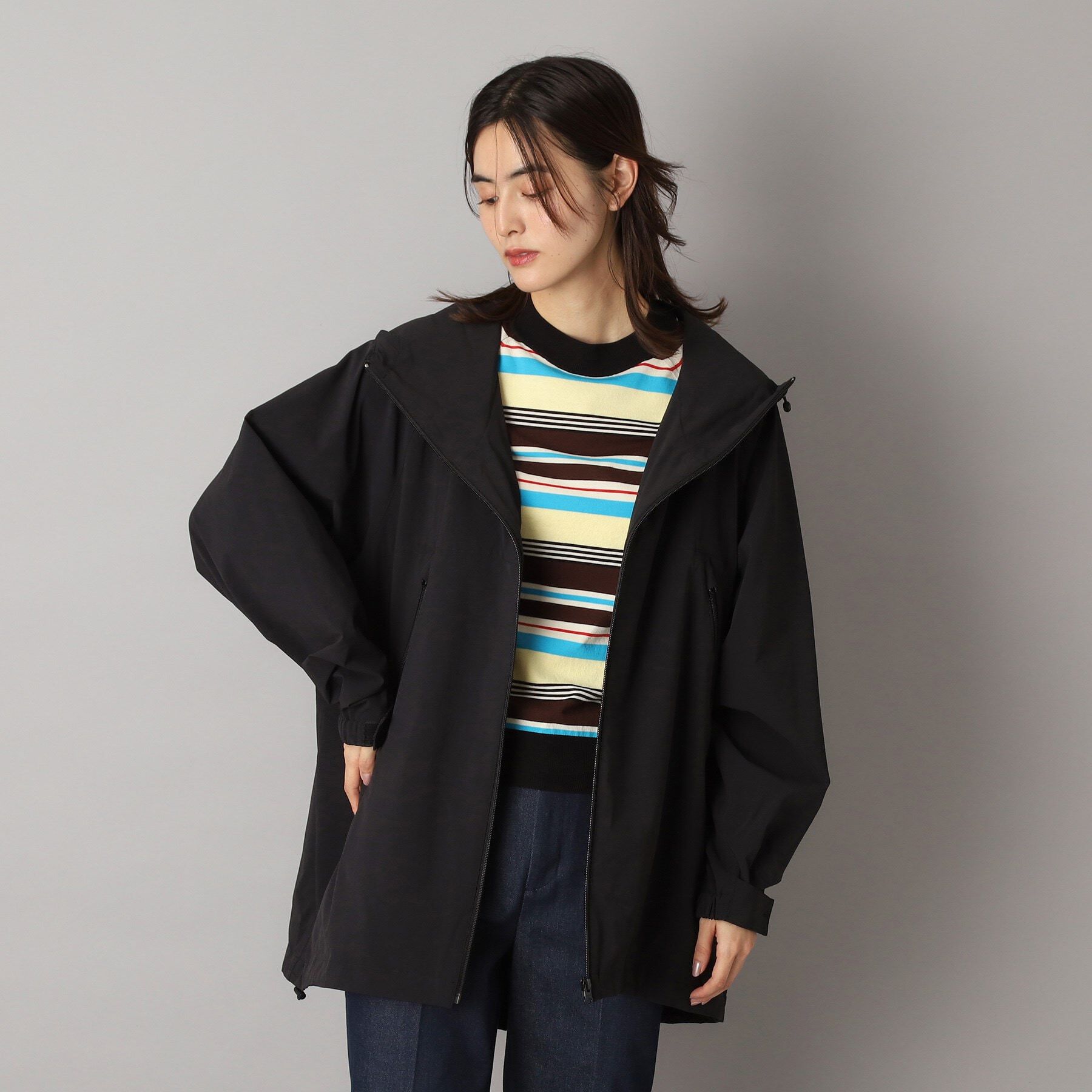 DRESSTERIOR「【洗える】撥水ストレッチアノラックパーカ」|ブルゾン・スタジャン|