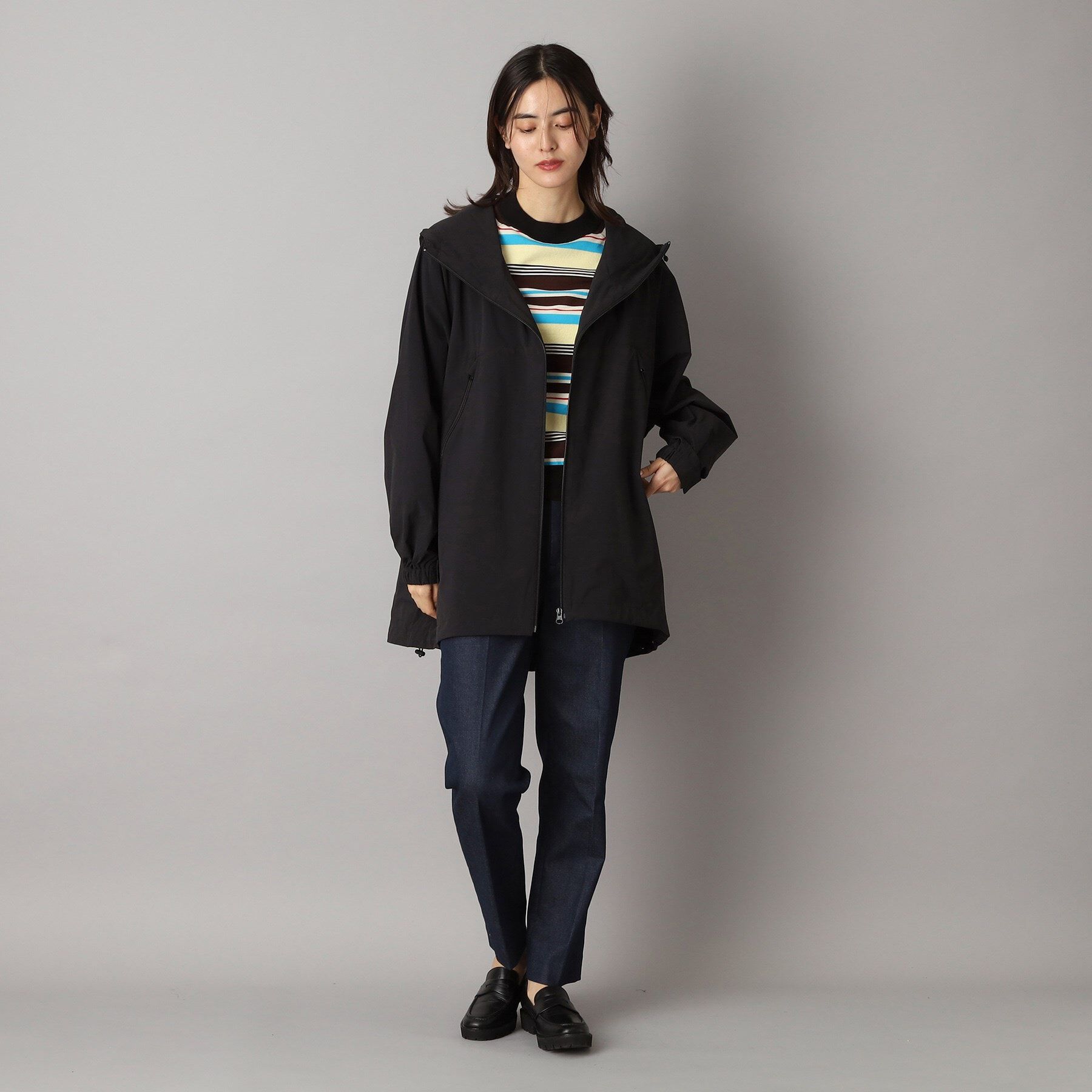 DRESSTERIOR「【洗える】撥水ストレッチアノラックパーカ」|ブルゾン・スタジャン|