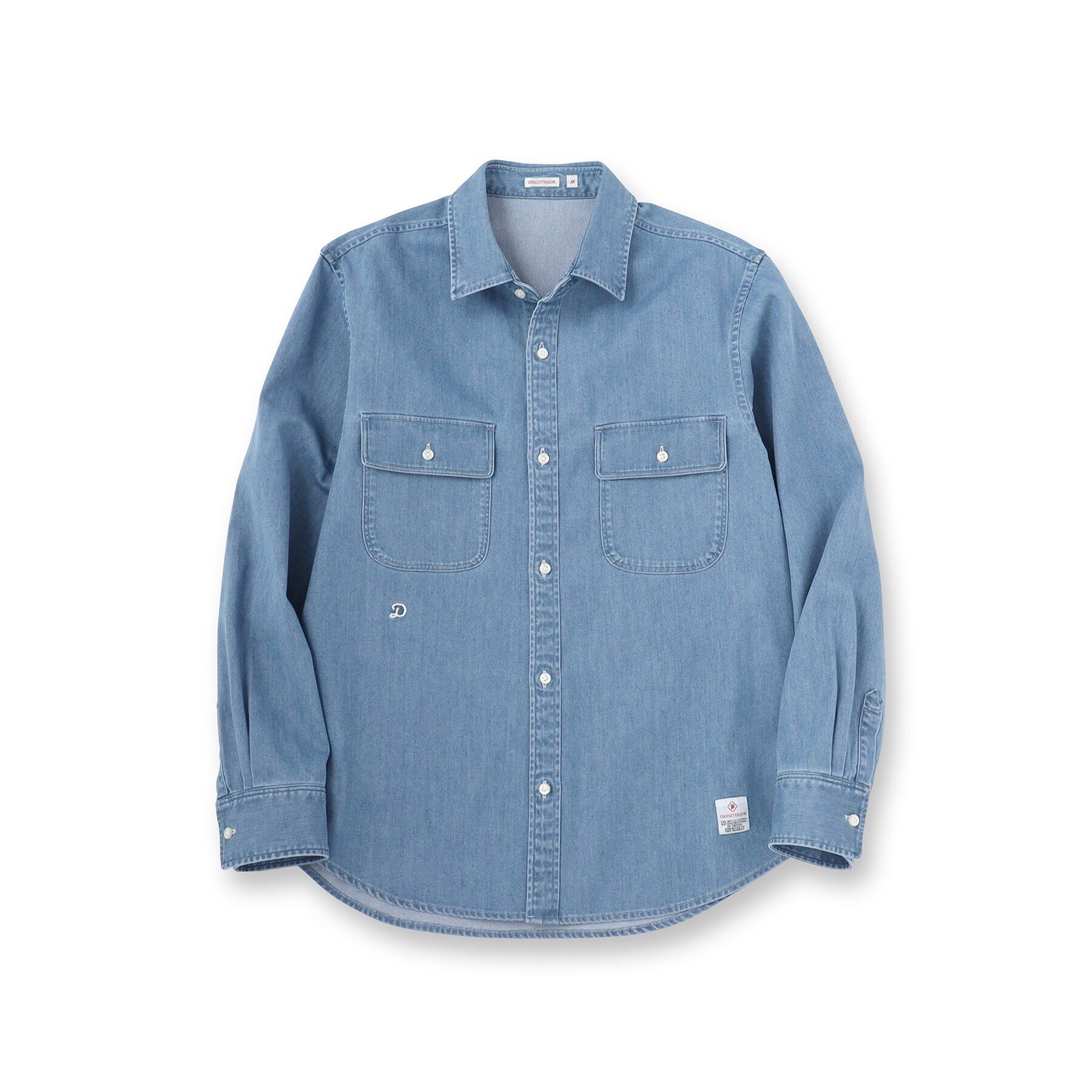 DRESSTERIOR「【Safari5月号掲載】ダブルポケット デニムシャツ」|シャツ・ブラウス|