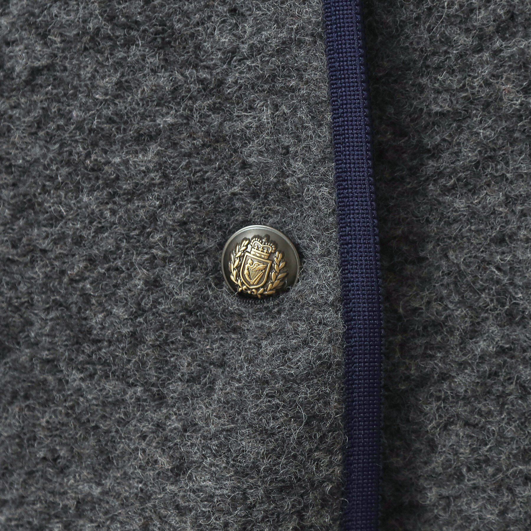 DRESSTERIOR「チロリアンニットジャケット」|ノーカラージャケット|