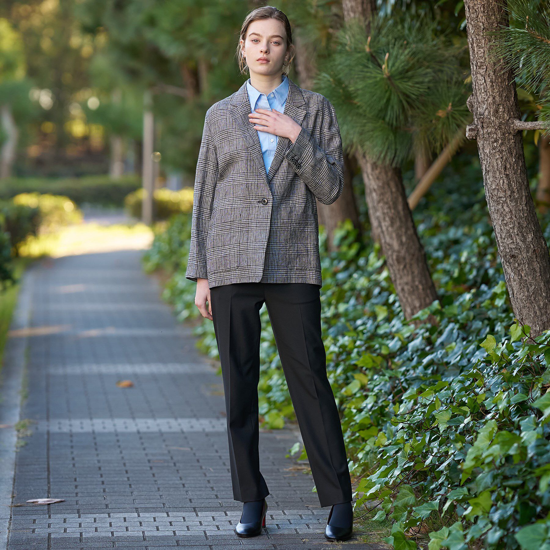 DRESSTERIOR「ウォッシャブルリネンライトジャケット」|テーラードジャケット|