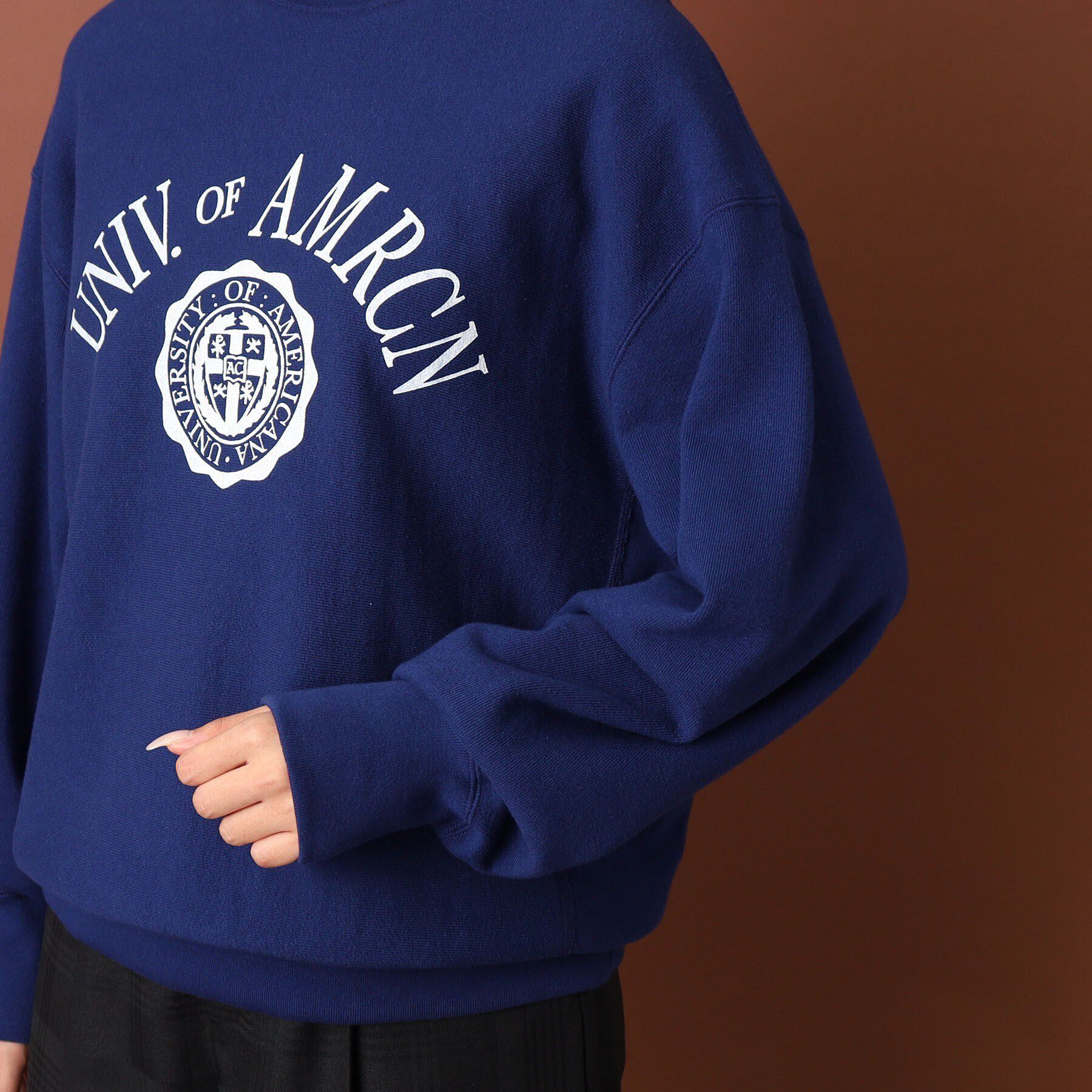 DRESSTERIOR「Americana（アメリカーナ）カレッジロゴスウェット」|パーカー|