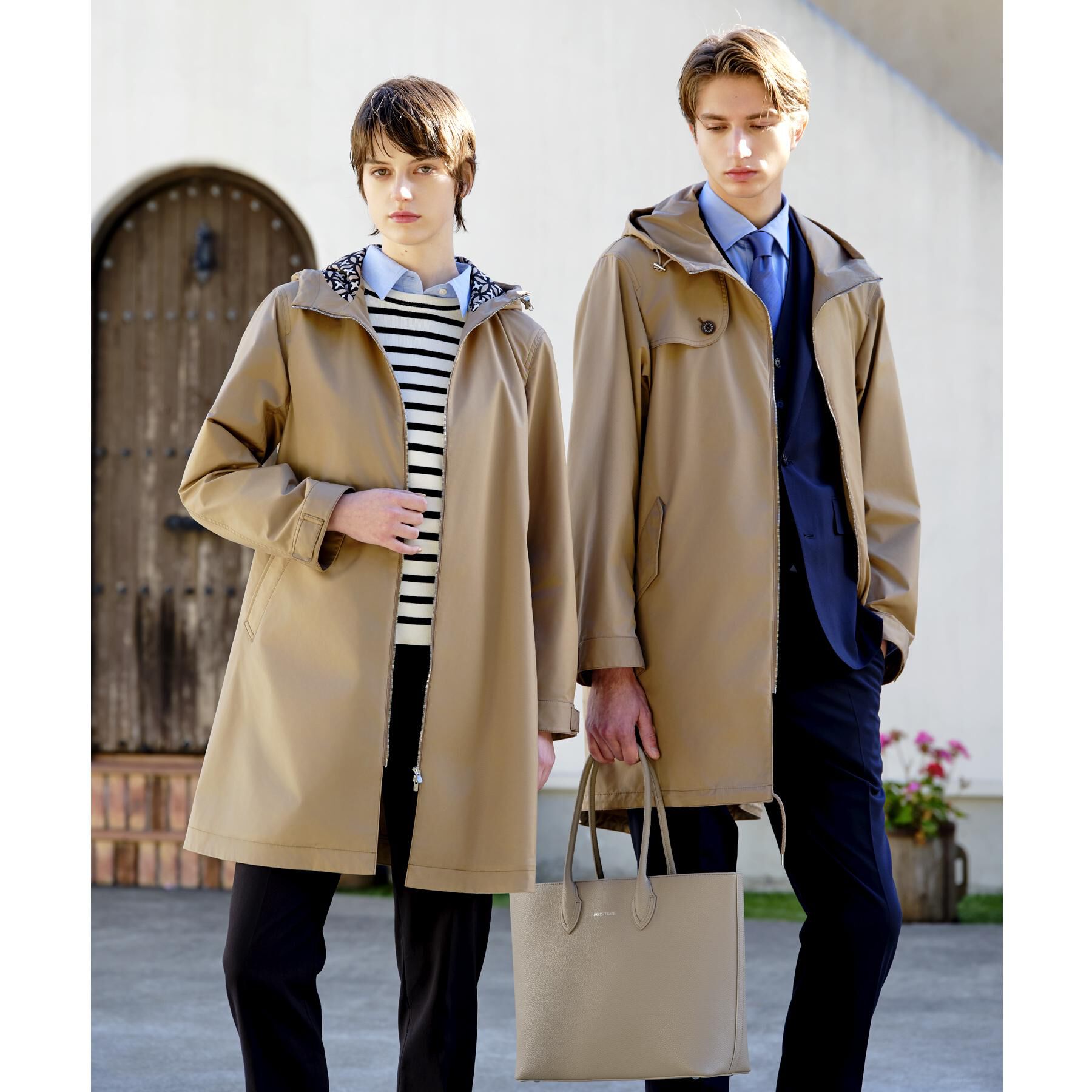 DRESSTERIOR「【撥水素材】フーテッドツイルコート」|その他|