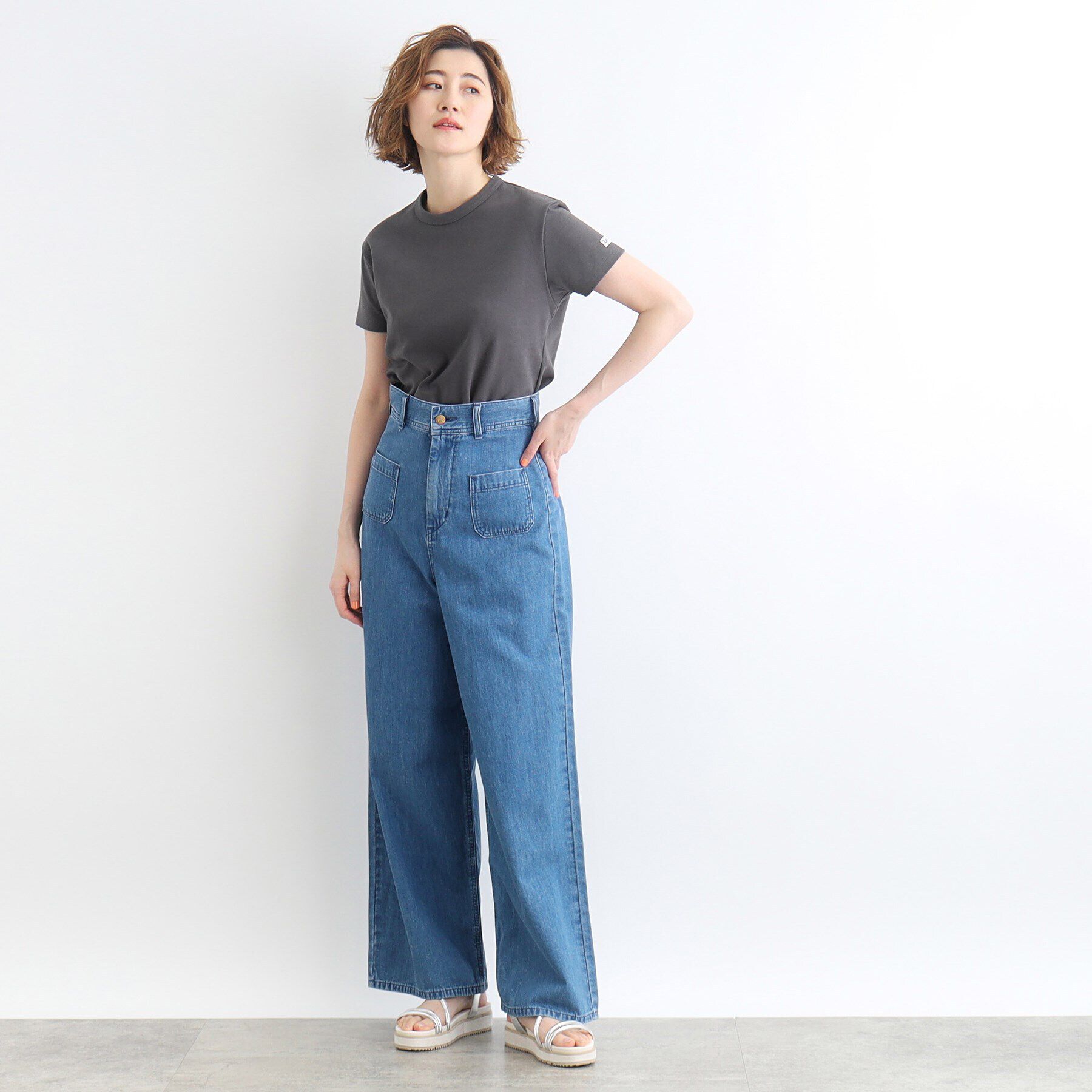 grove「＜Lee&times;grove（別注色あり）＞ COMPACT FIT LOGO T－SHIRT」|Tシャツ・カットソー|