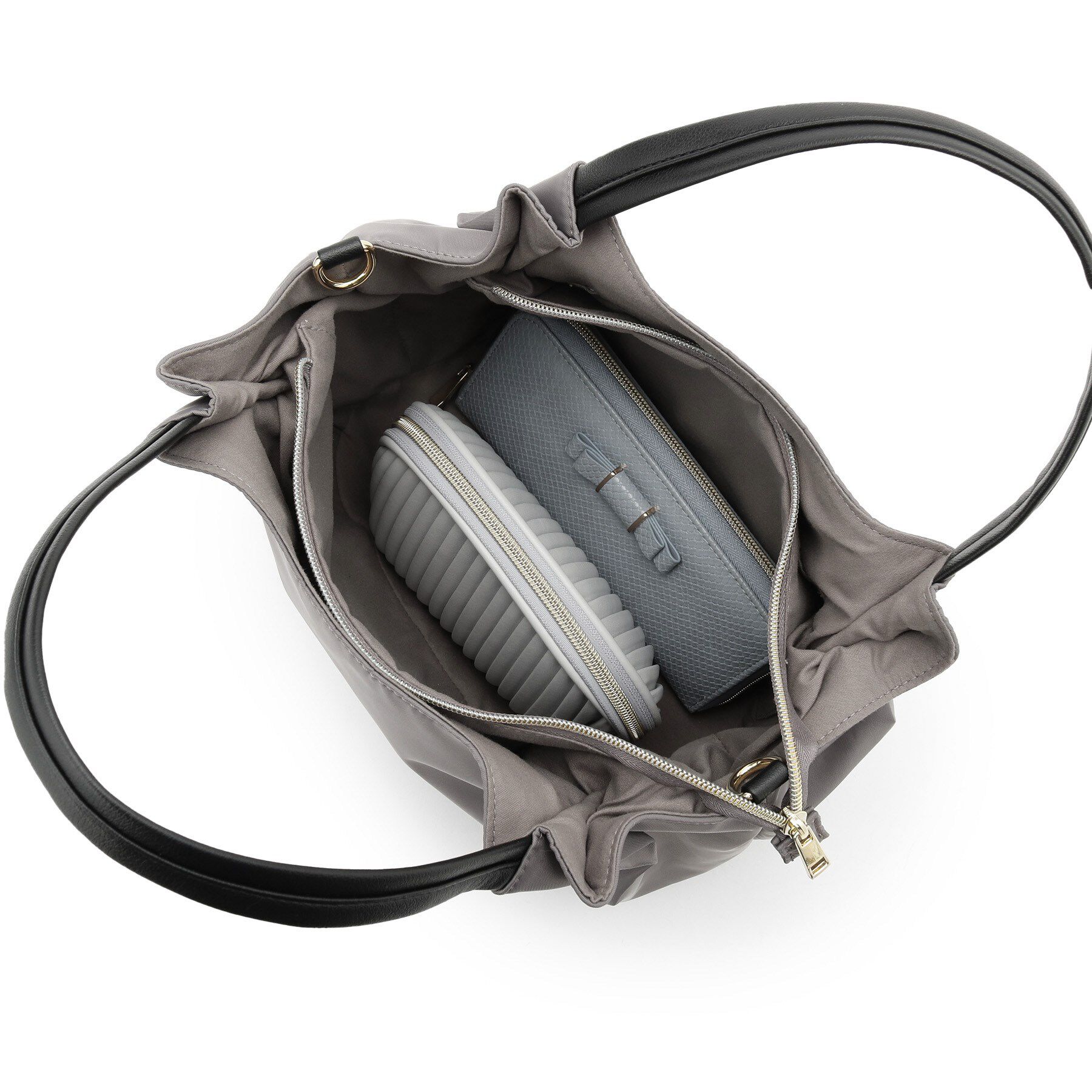 grove「【晴れの日も雨の日も】撥水タック3層2WAYトート」|トートバッグ|