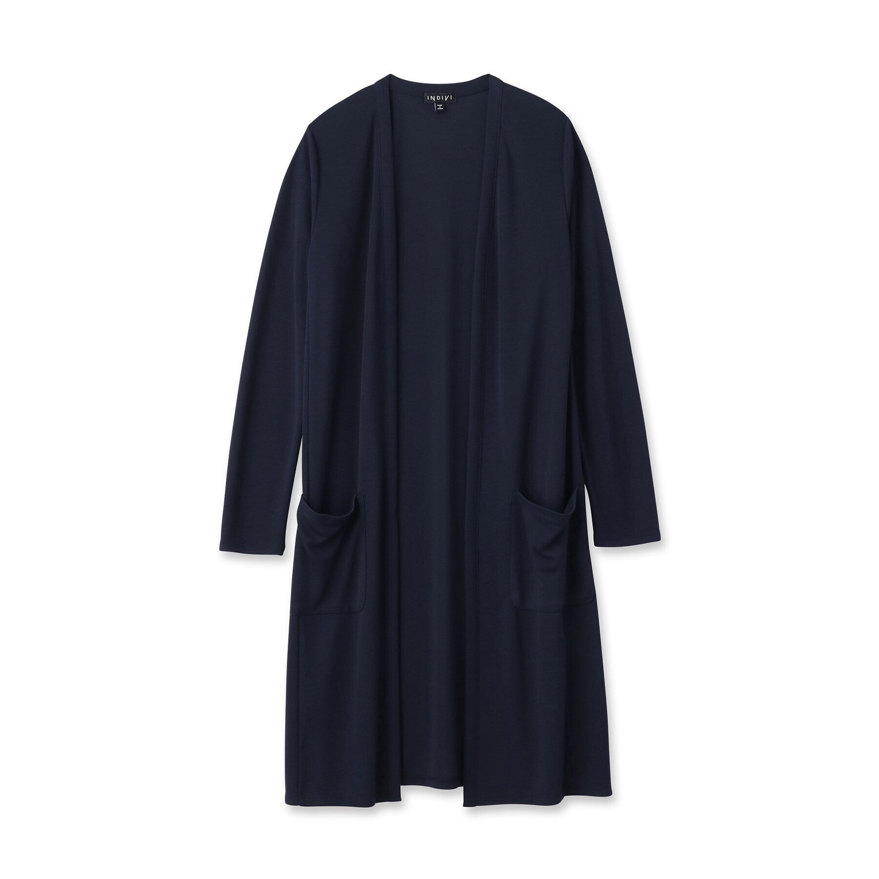 INDIVI「【洗える/UVケア/接触冷感/日本製】定番！ロング丈カーディガン」|カーディガン|