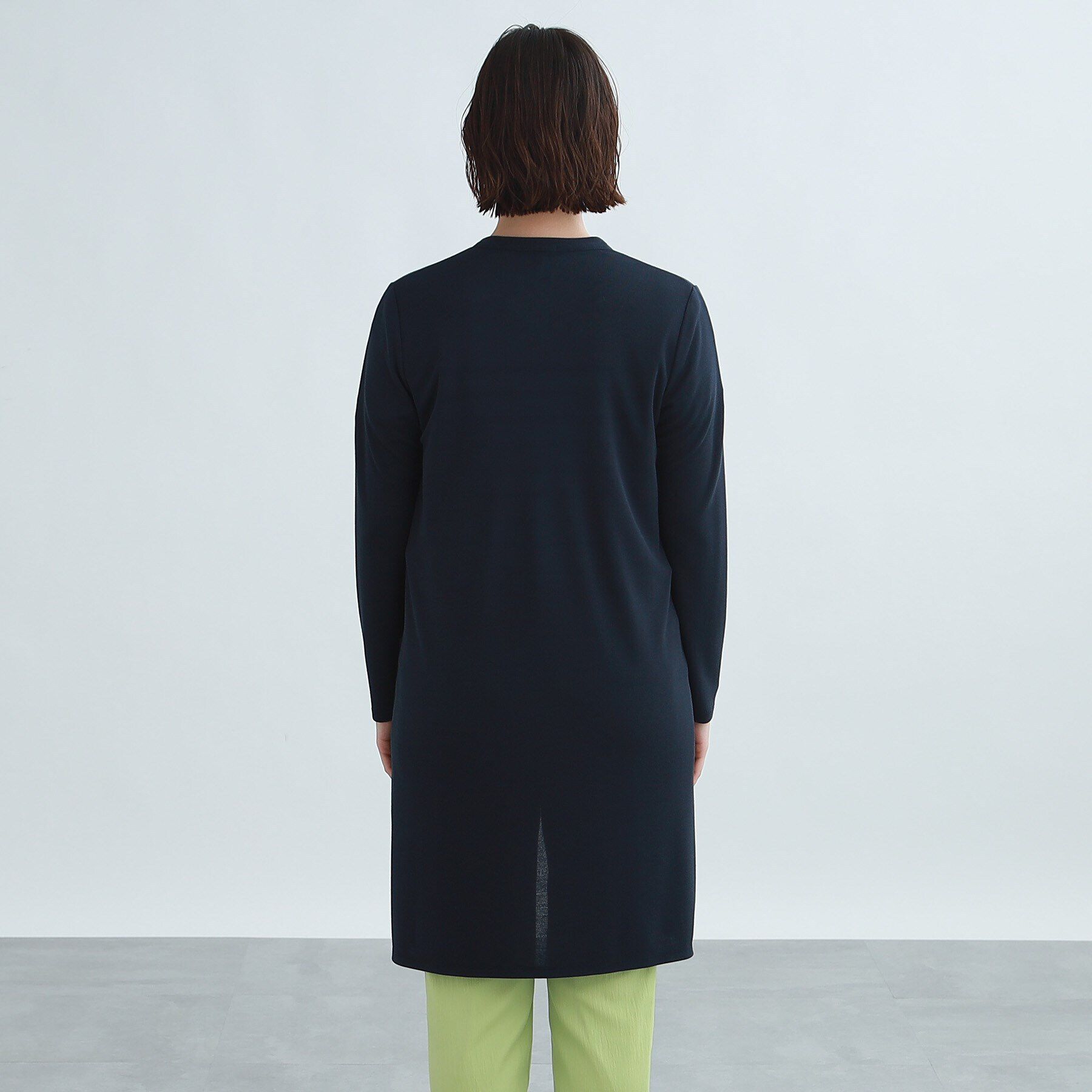 INDIVI「【洗える/UVケア/接触冷感/日本製】定番！ロング丈カーディガン」|カーディガン|