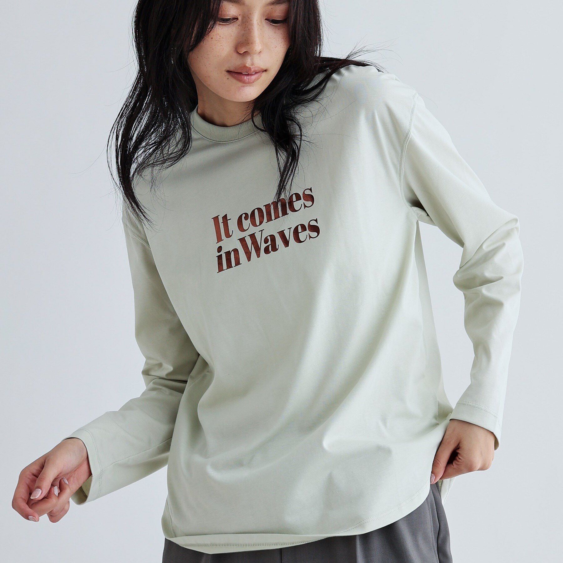 GALLEST「メタリックロゴロングスリーブTシャツ」|Tシャツ・カットソー|