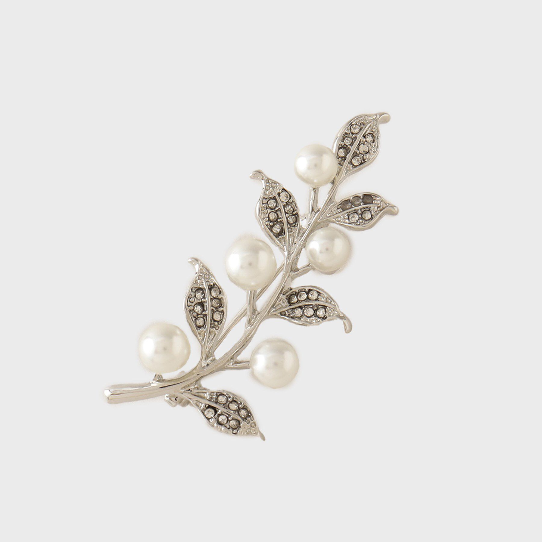 INDIVI「【華やか】モチーフブローチ」|ブローチ・コサージュ|シルバー(006)