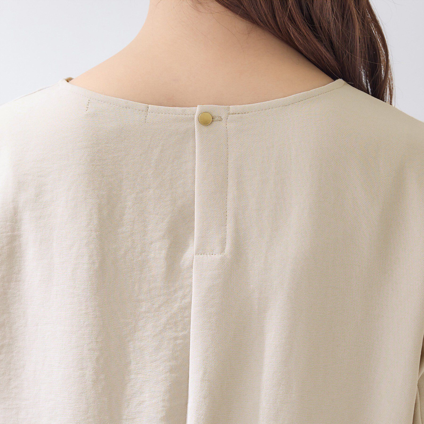 INDIVI「【洗える／UVケア／SETUP可】着る日傘ペプラムブラウス」|シャツ・ブラウス|