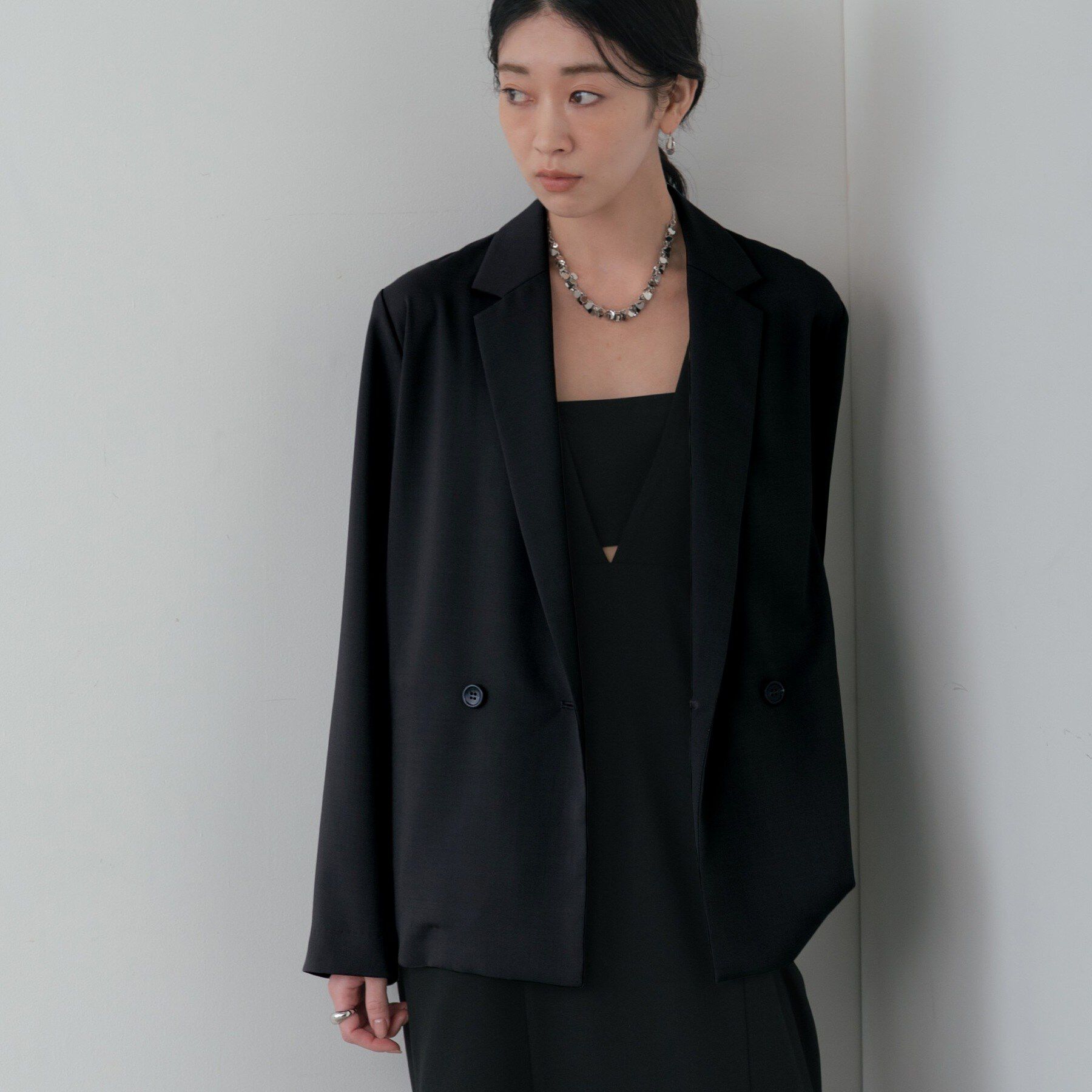 GALLEST「Comfy SET UP｜ダブルブレストイージージャケット【セットアップ対応／通勤／カセット服】」|テーラードジャケット|