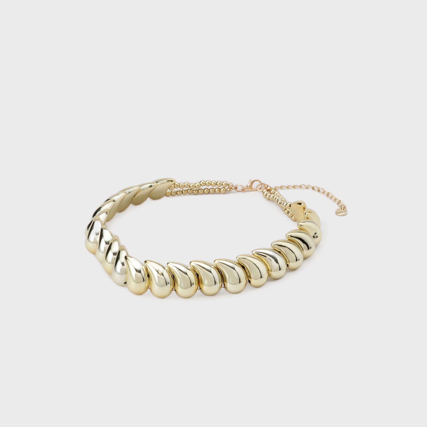 GALLEST「メタリックチョーカー」|ネックレス|ゴールド(007)