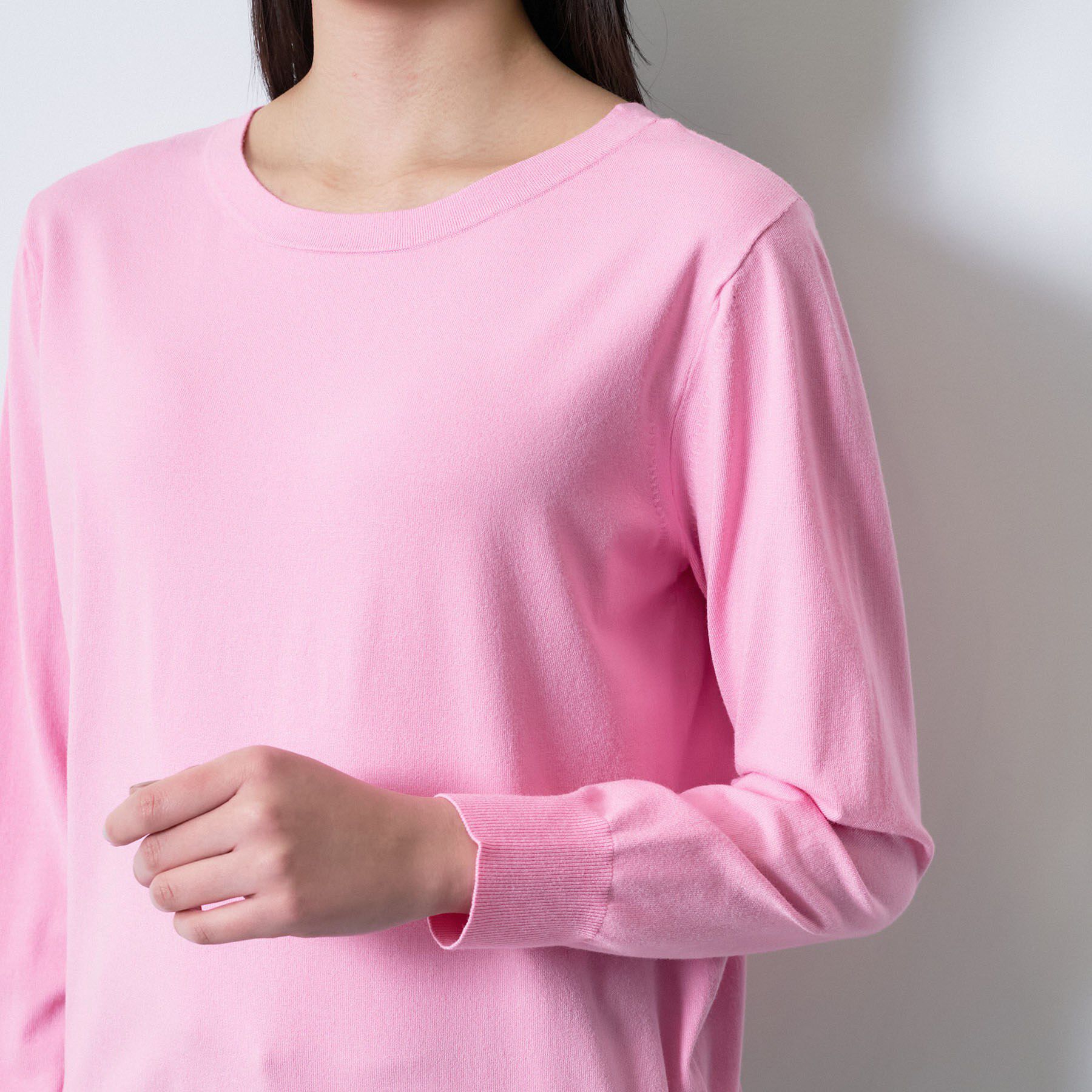 INDIVI「【洗える／アンサンブル可能】ドルマンスリーブニット」|ニット・セーター|