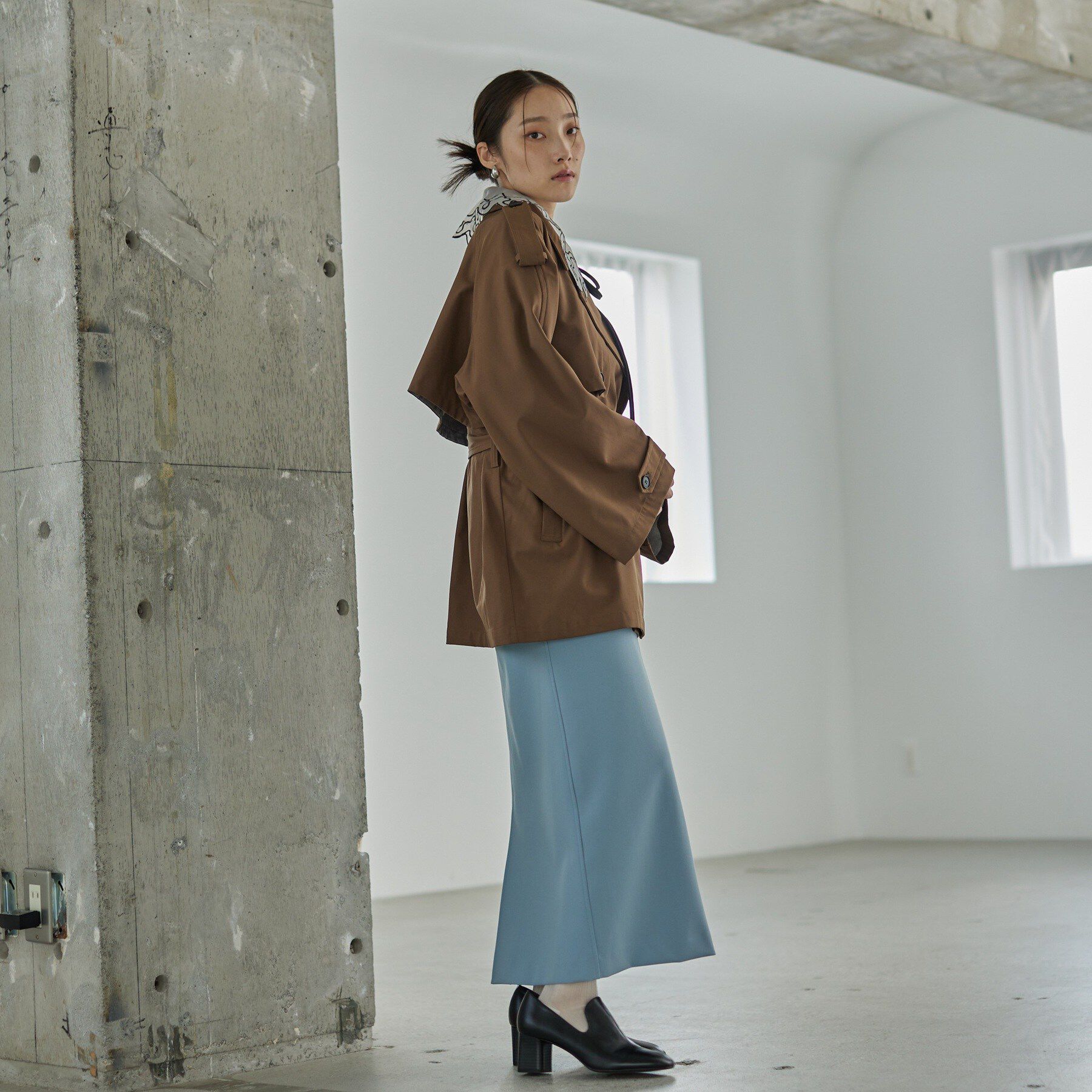 GALLEST「ボンディングショートトレンチ」|トレンチコート|