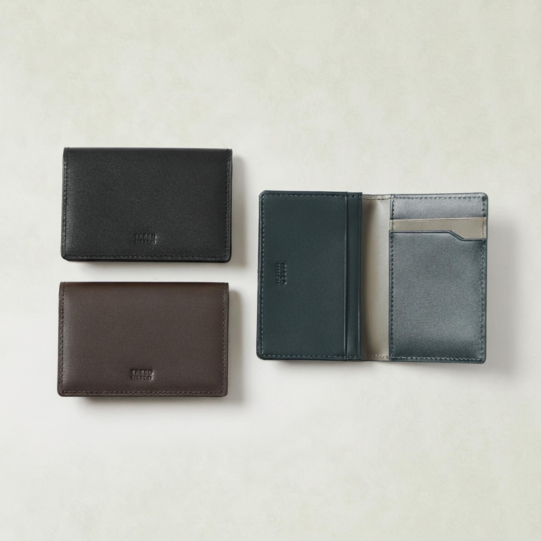 TAKEO KIKUCHI「【リップルグレイン】ベーシック名刺入れ」|名刺入れ・カードケース|